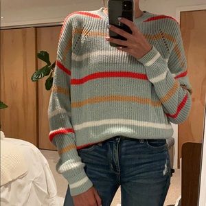 Striped Knit Sweater